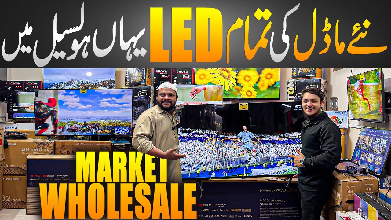 120Hz 4K LED Wholesale Shop in Karachi | All Sizes Smart Android TV | Android TV New Models Price