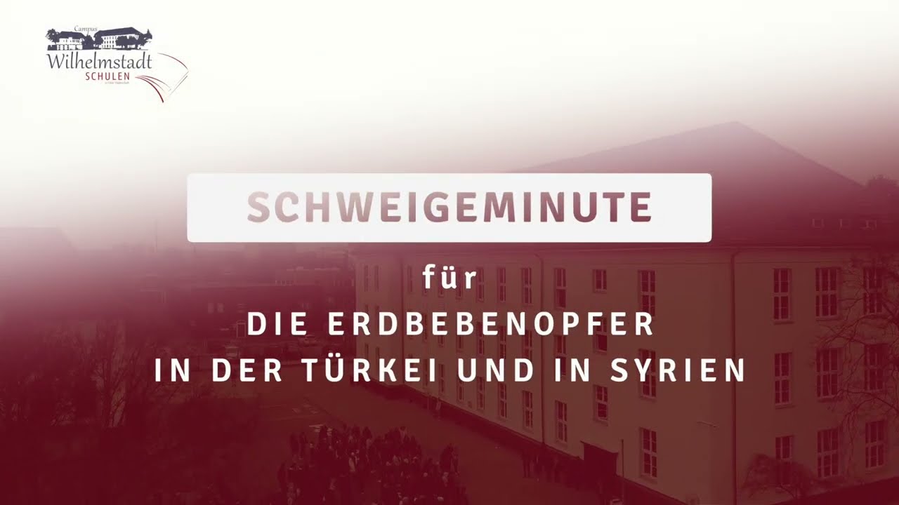 Schweigeminute für die Erdbebenopfer in der Türkei und in Syrien