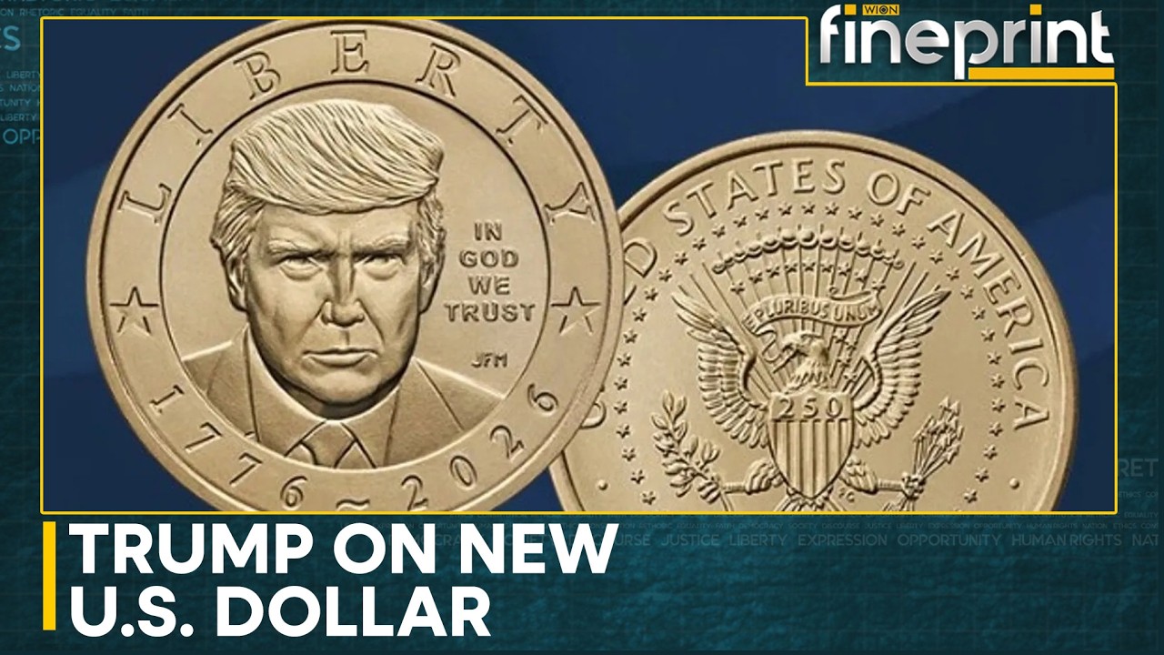 US Treasury Releases New Donald Trump Dollar Coin | WION Fineprint
