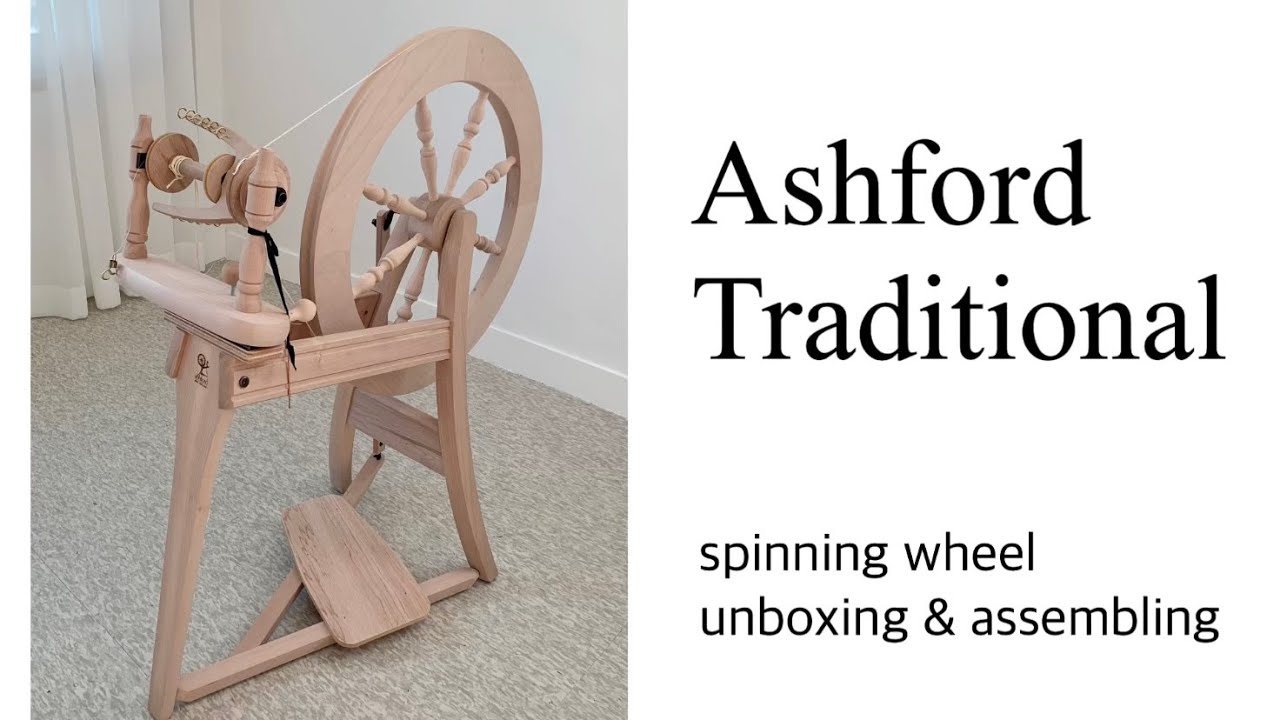 Unboxing&Assembling of Ashford Traditional spinning wheel 애쉬포드 트래디셔널 스피닝휠 조립