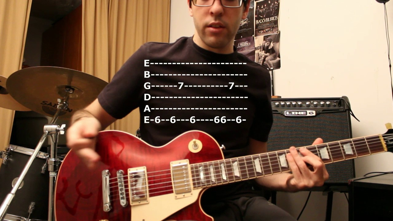 You Me At Six - Give Guitar LESSON with tabs
