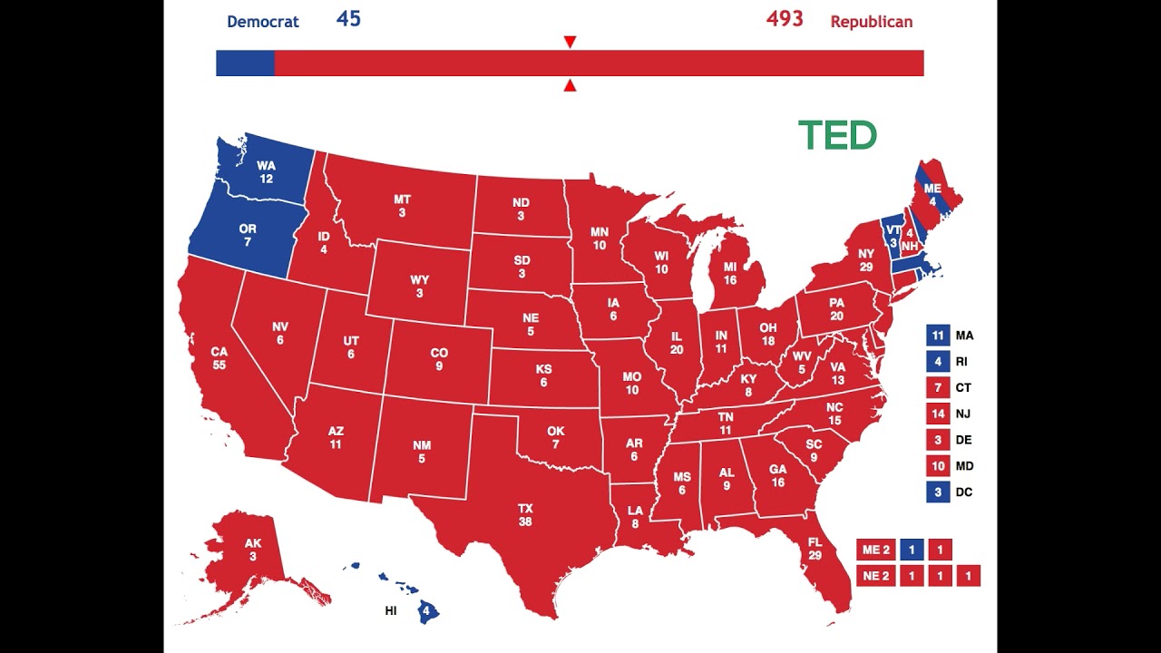 The Electoral Map If Different Demographics Voted