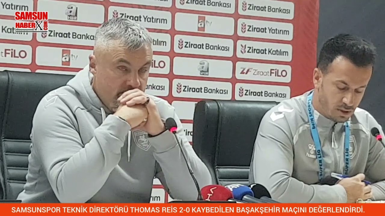 Samsunspor Teknik Direktörü Thomas Reis, Musaba ve Kendisi İşe İlgili Soruları Cevapladı!