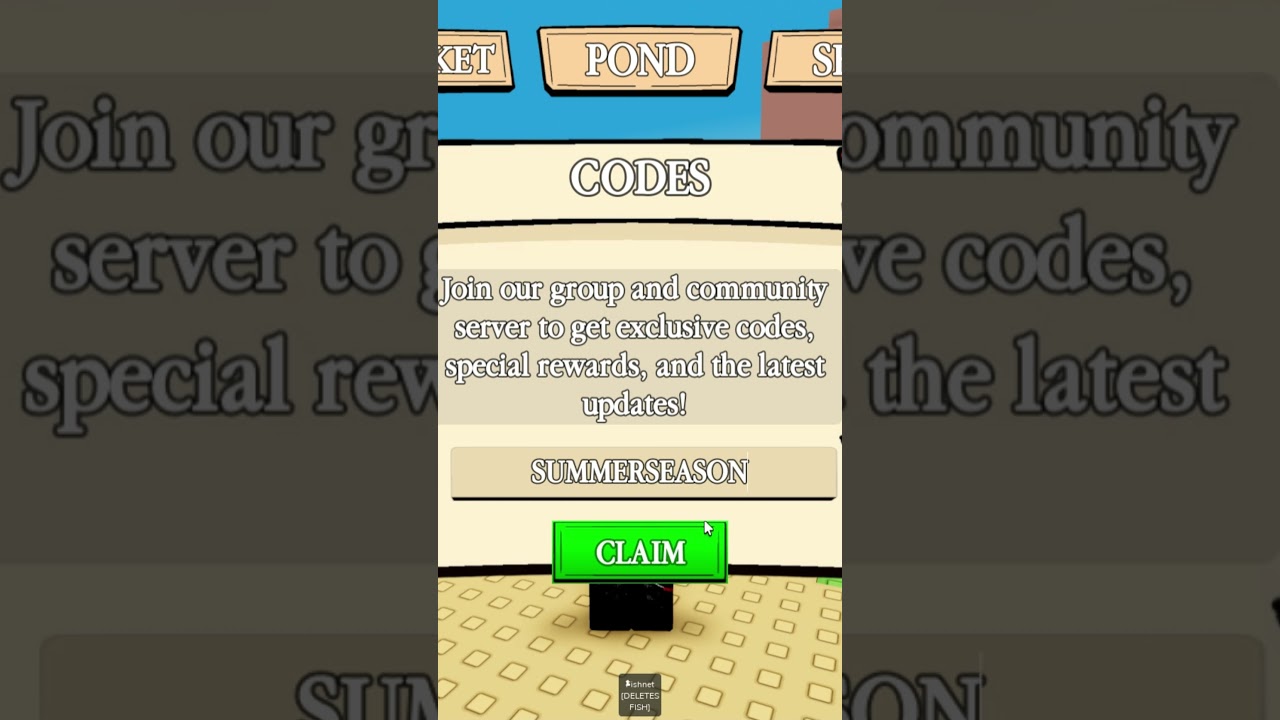 NEW JULY 2025 Codes for OWN A FISH POND