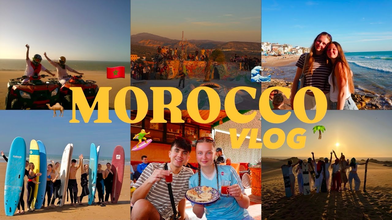 Exploring Agadir Vlog | Morocco🇲🇦🏄&zwj;♀️🌴
