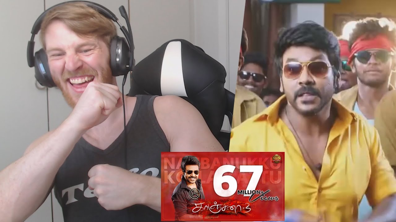 Nanbanukku Koila Kattu | Video Song | Kanchana 3 | Raghava Lawrence • Reaction By Foreigner