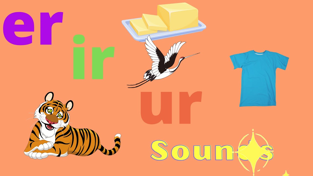 ESL: Learning Phonics I R-Controlled Vowels I er, ir, ur #abcd #phonics