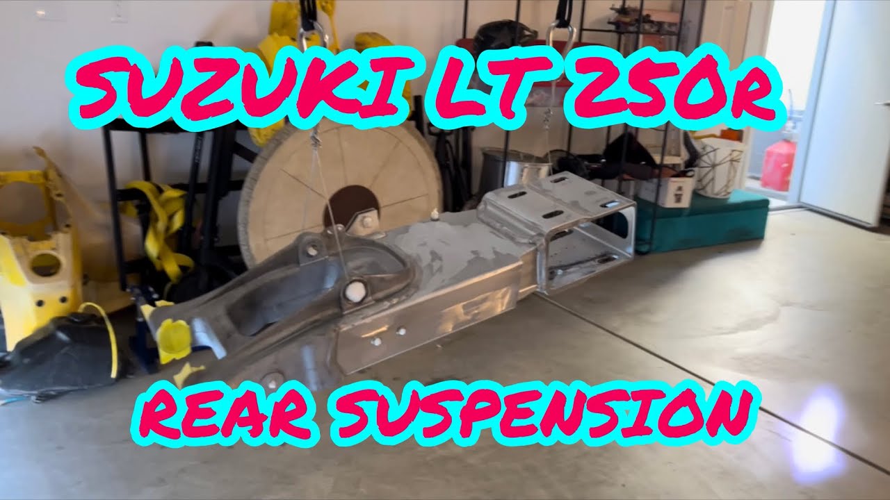 PART 3 SUZUKI LT 250R REAR SUSPENSIOM