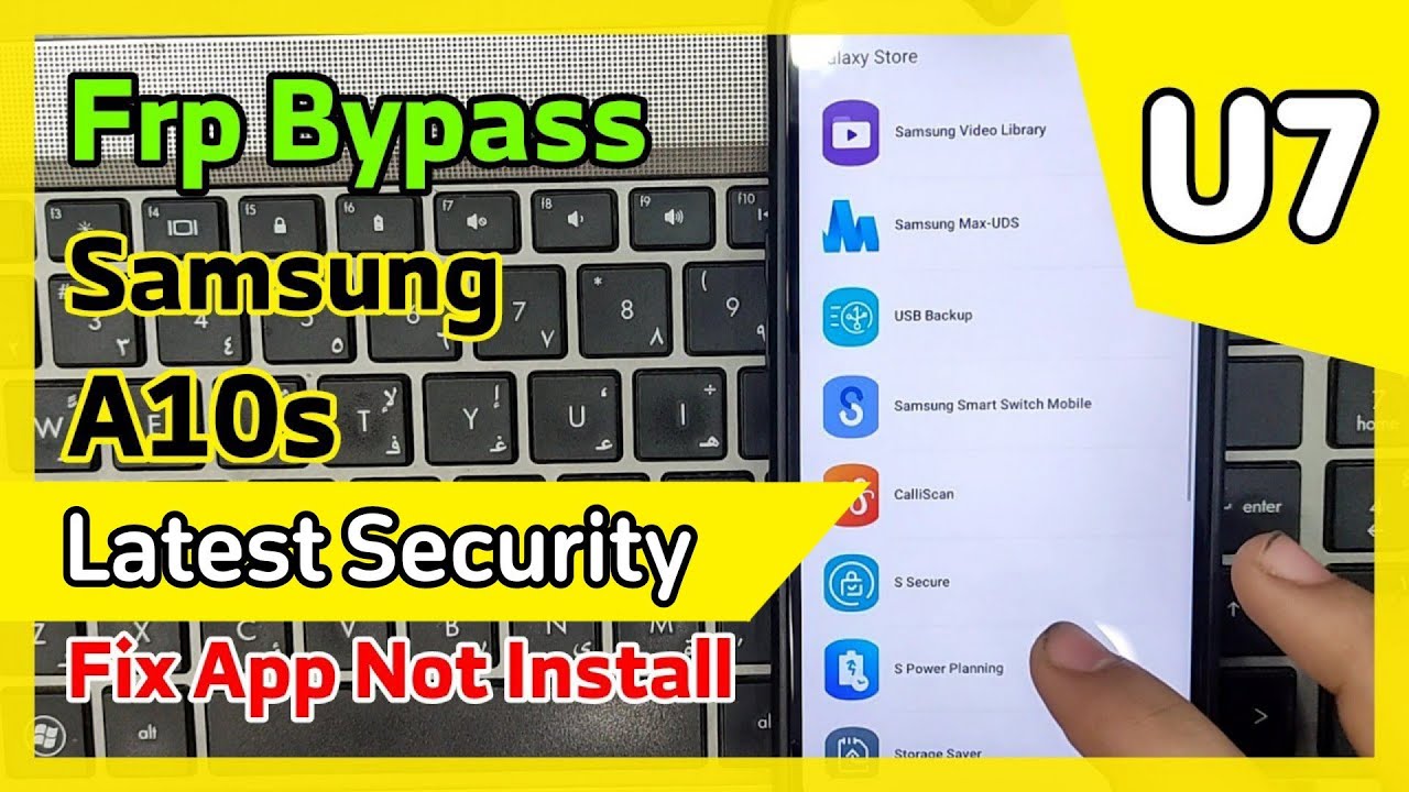 Frp Bypass Samsung A10s ✅ SM-A107F Android 10 U7 🛡 | Fix App Not Install 📲