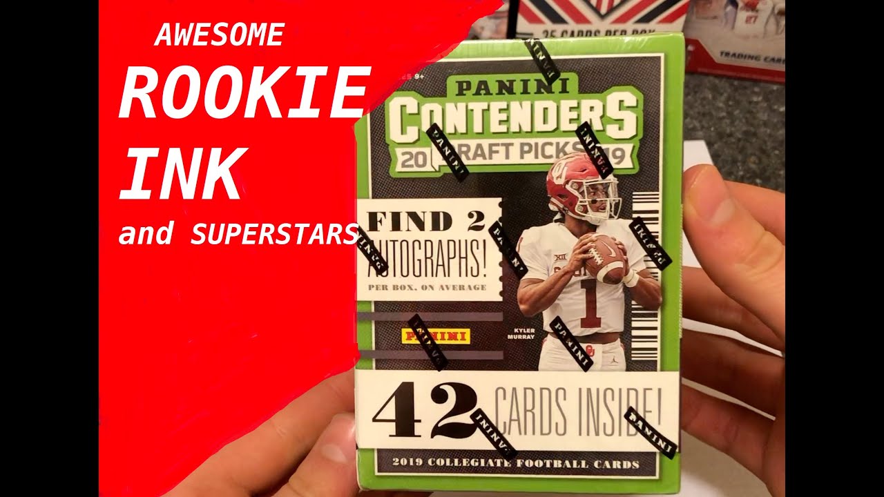 2019 PANINI CONTENDERS DRAFT PICKS FOOTBALL BOX OPENING