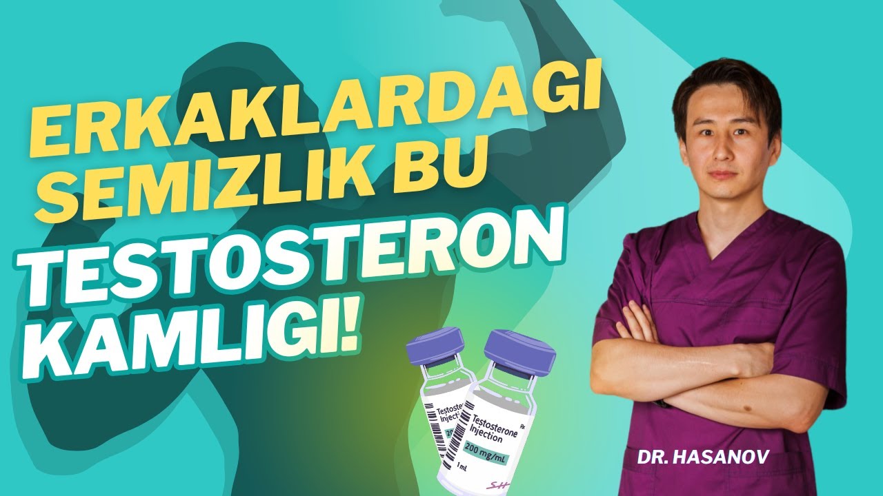 Erkaklardagi semizlik bu TESTOSTERON kamligi!