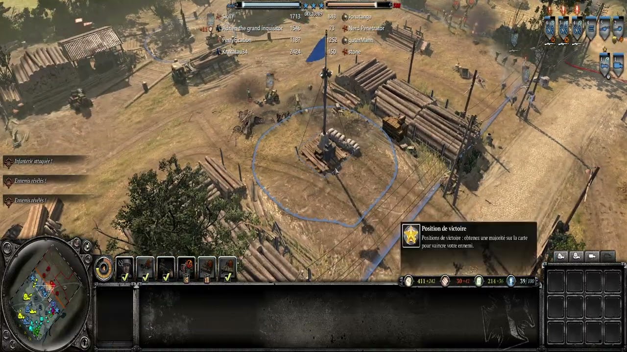 COH2 #122 Technique de l’essuie-glace et l'enfer du B4 (4v4 Red Ball Express)