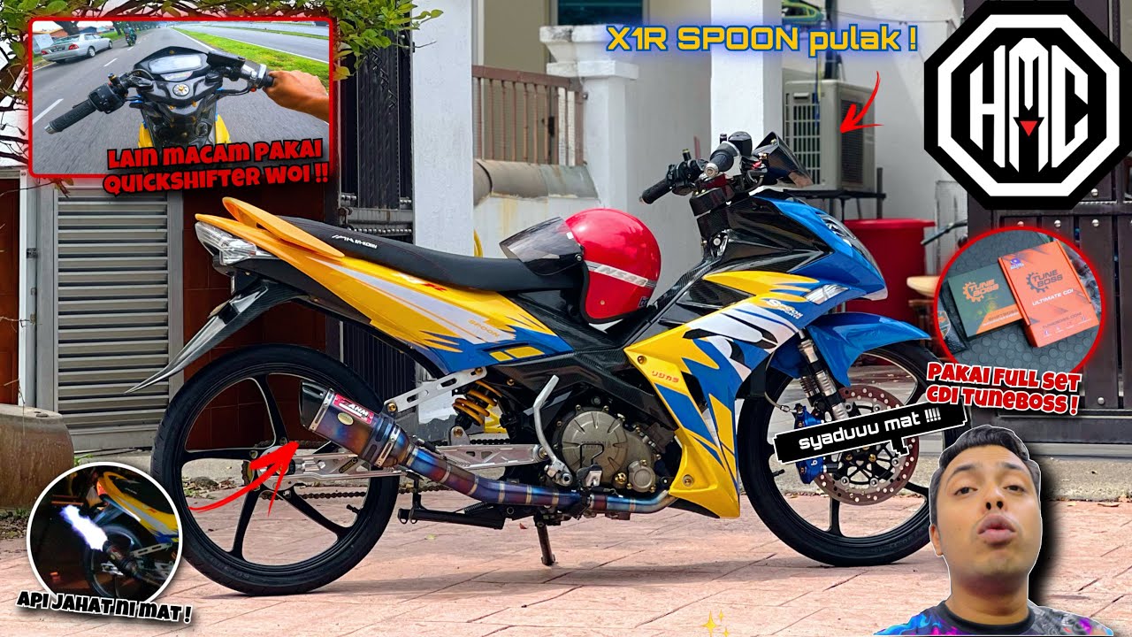 X1R SPOON pulak YOP ! 😂 | pakai CDI TUNEBOSS baru TERPALING CDI 🤩 | layan mat SHIFTBOSS ni 😈