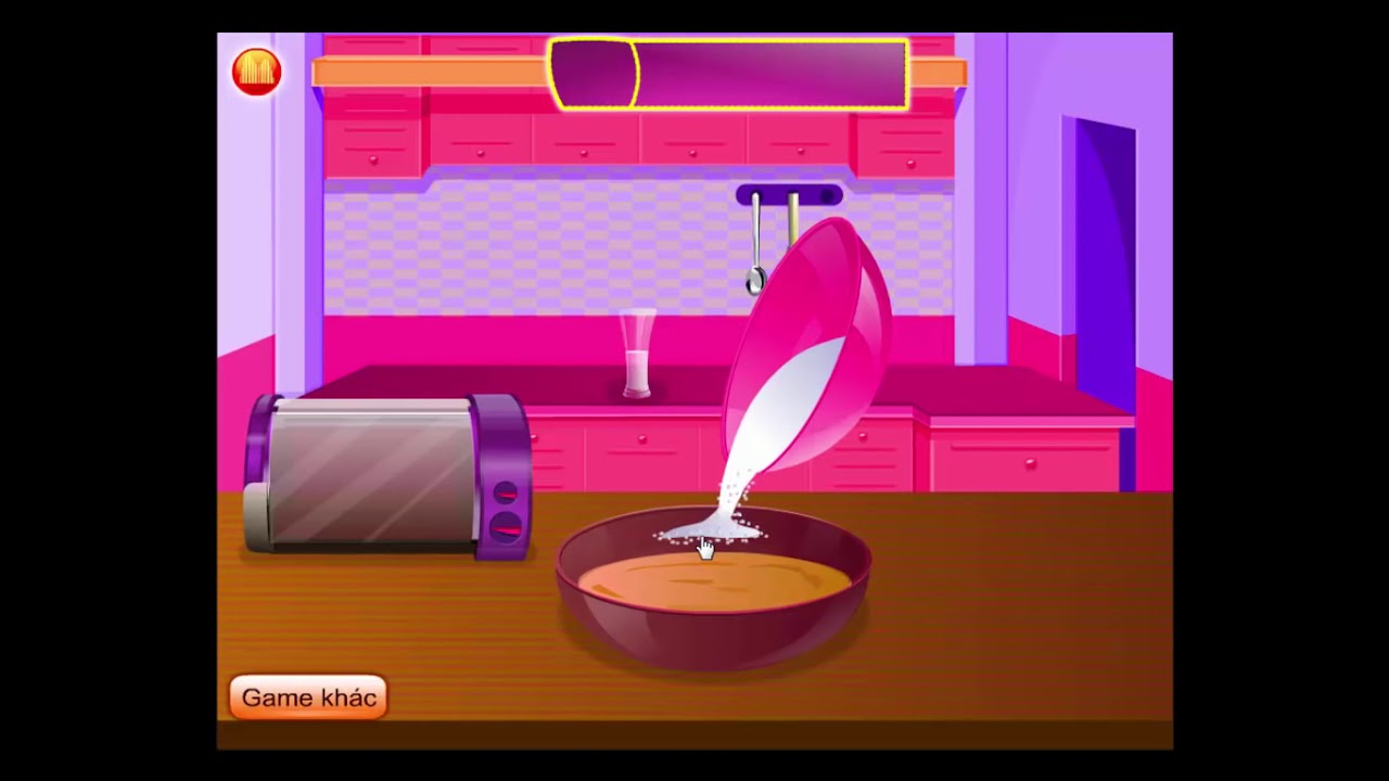 Chơi game L&agrave;m b&aacute;nh chuối - Game Vui