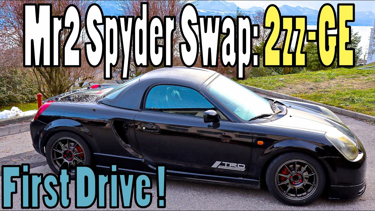 EP19 Project Lotus Hunter: First drive with my 2zz swapped Toyota Mr2 Spyder on the road! Lift life!