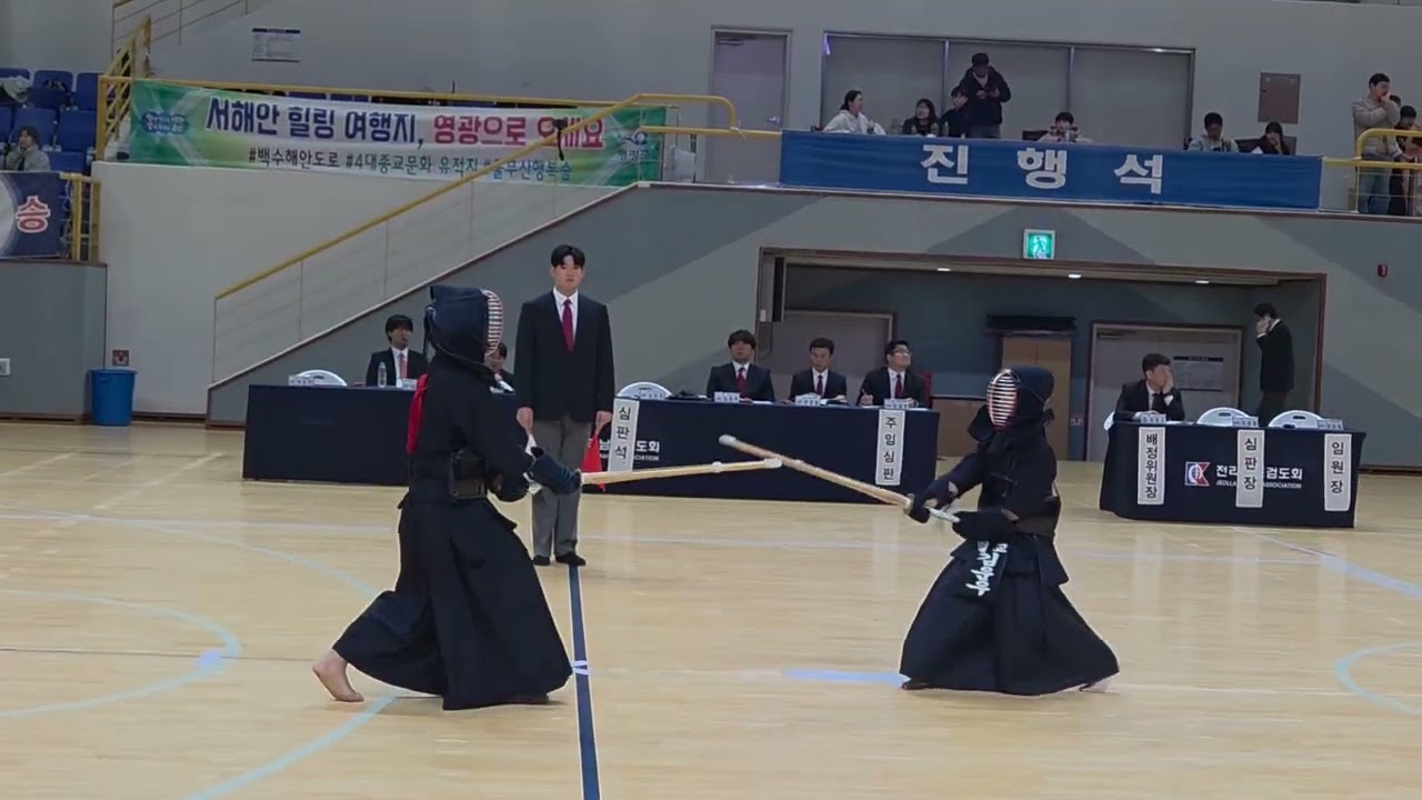 사천관 엄정우 초등고 개인전 2026천년의빛영광생활체육검도대회