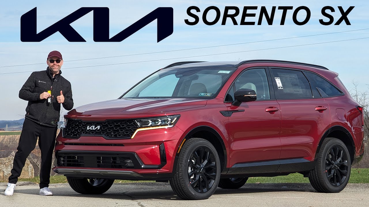 Looking for a 3 row SUV with style and safety? Test Drive the 2023 Kia Sorento SX AWD!
