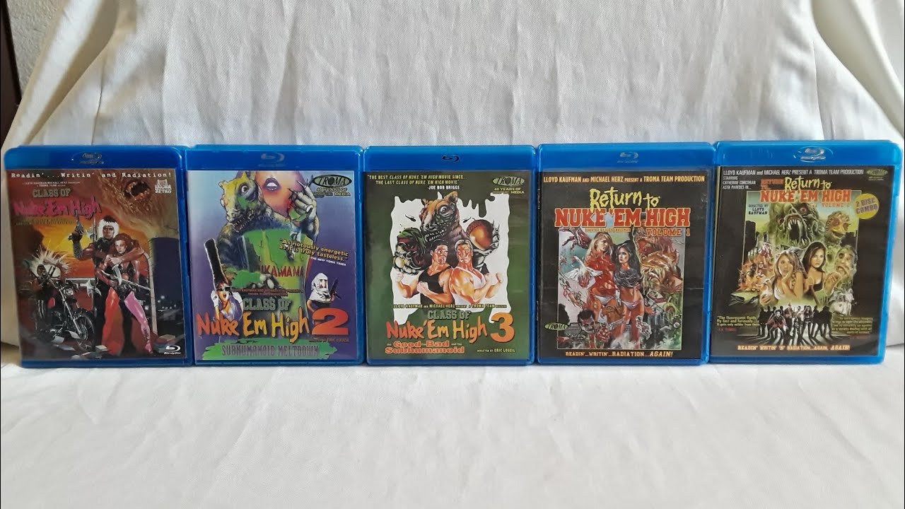 Unboxing Class of Nuke'Em High Movie Collection