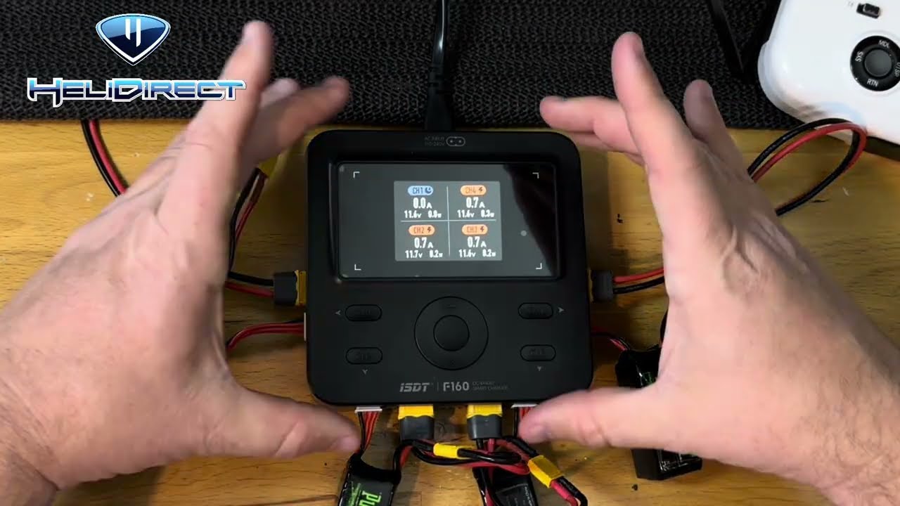 FOUR (4) CHARGE PORTS! ISDT F160 Charger Review by Archie Harris