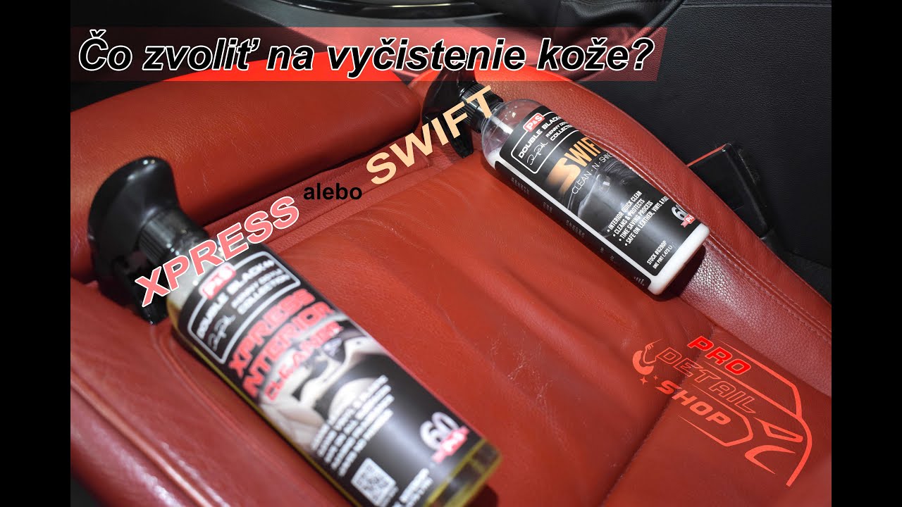 Čo si vybrať na čistenie kože? Dobre známy P&S XPRESS alebo radšej novinku P&S SWIFT?