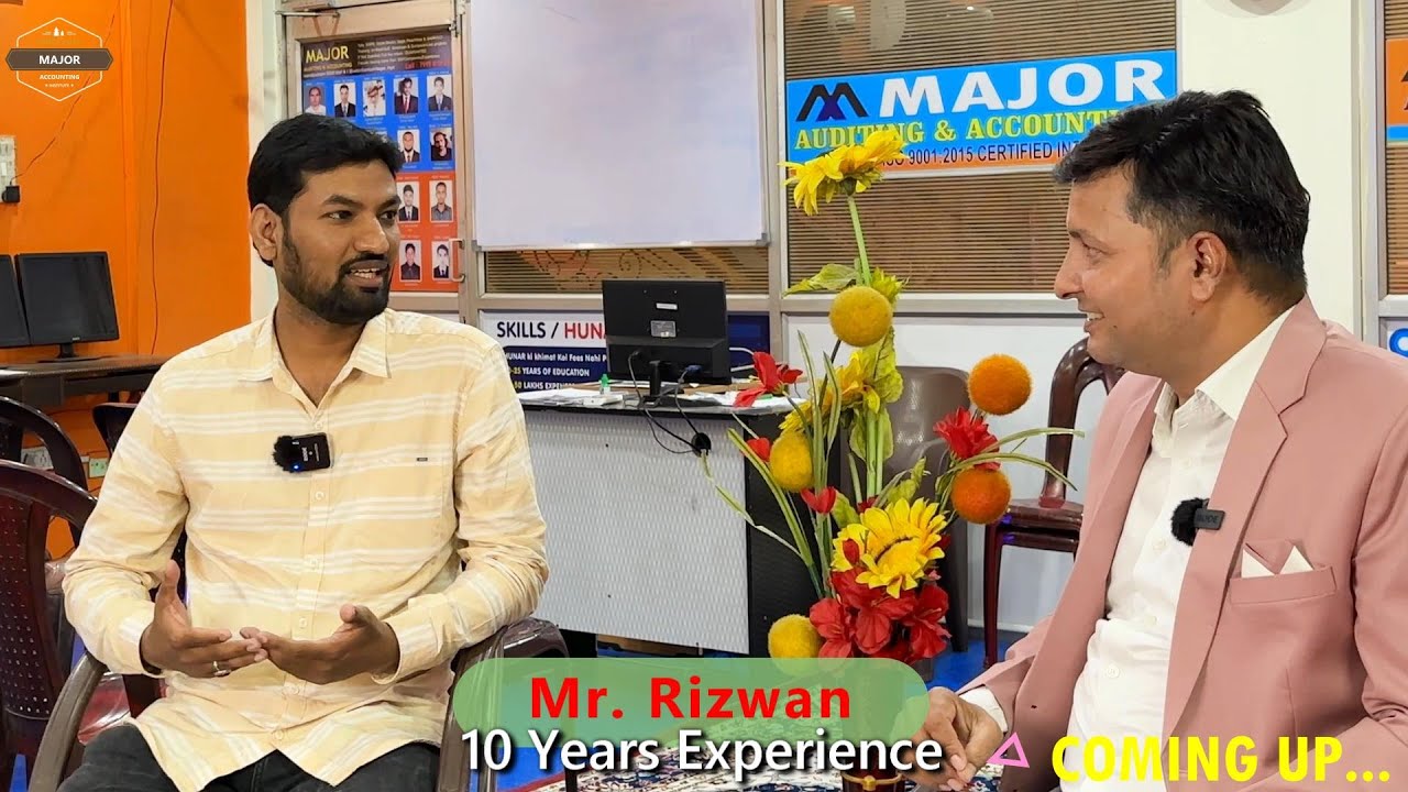 Mr. Rizwan | 10 Years India & International Experience  | Major Accounting Course Review  7995818168