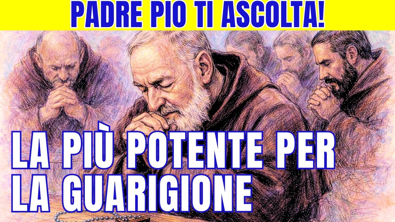 ❤️ PADRE PIO ti ASCOLTA📿🙏 : la PREGHIERA più POTENTE per la GUARIGIONE