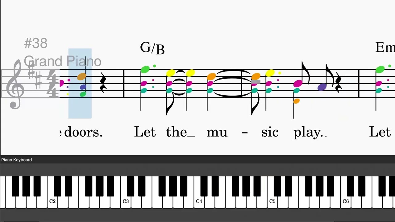 Did You Feel The Mountains Tremble? by Passion - Easy piano tutorials with leadsheet and chords