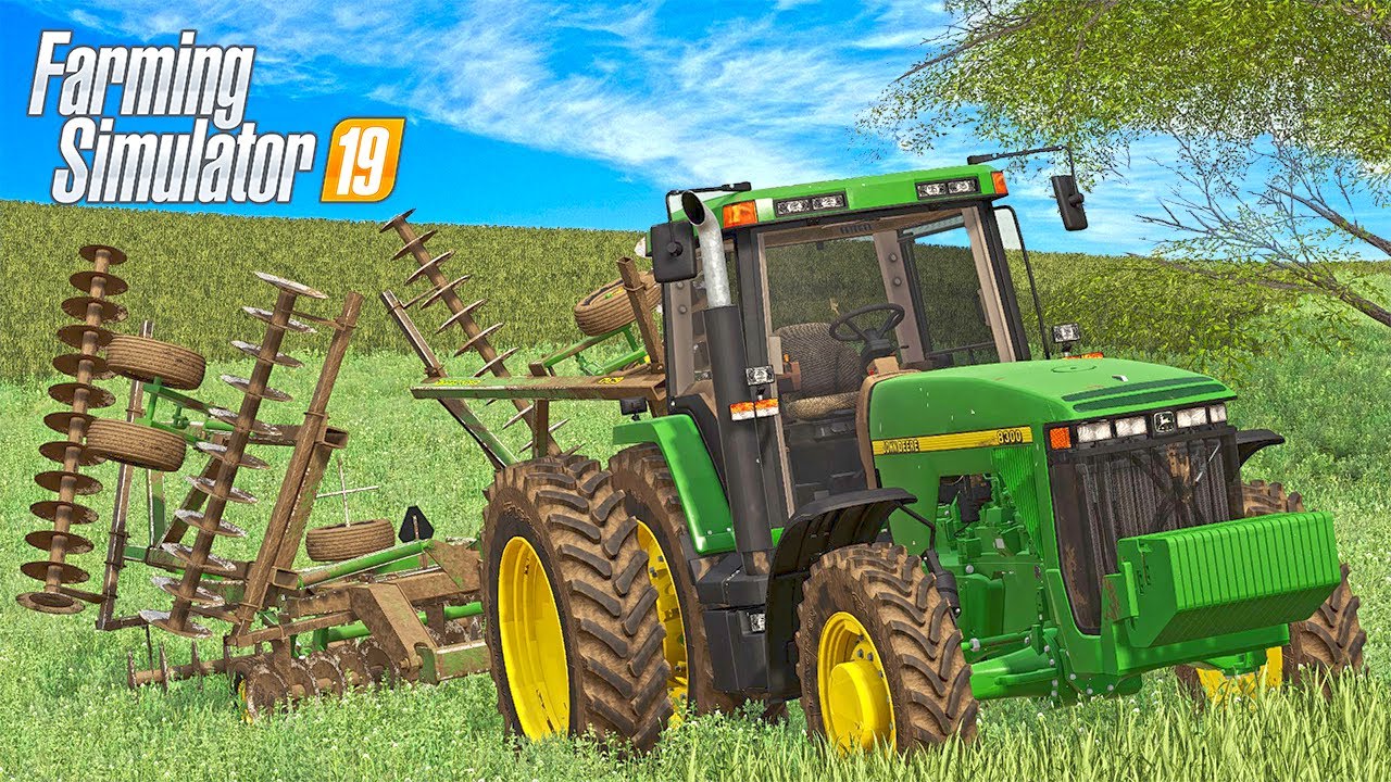 TURNING THE SOIL WITH OUR JOHN DEERE 8300 | FS19 (90s RolePlay)
