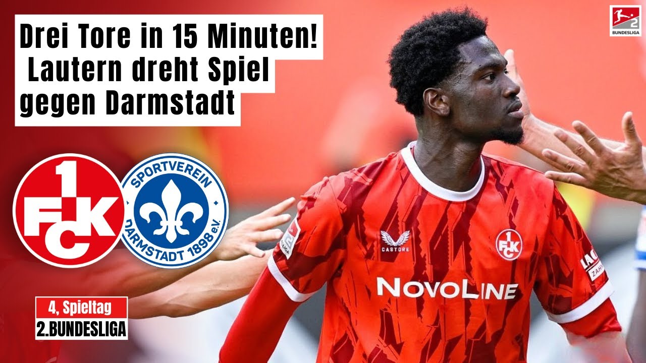 1.FC Kaiserslautern - Darmstadt &ndash; Highlights | 2. Bundesliga 2025/26