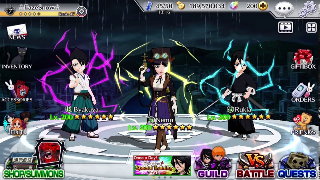 Bleach Brave souls limited time event