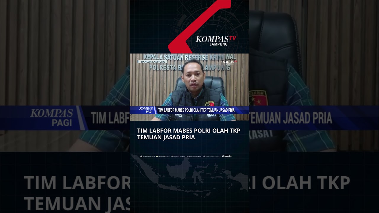 Tim Labfor Mabes Polri Olah TKP Temuan Jasad Pria #shorts