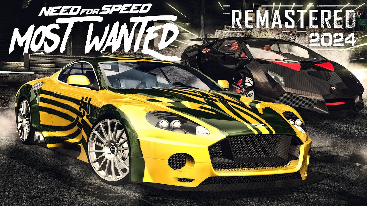 FUI OBRIGADO A COMPRAR O CARRO MAIS RÁPIDO DO JOGO! (NFS MOST WANTED REMASTERED 2024) - NOVO MOD