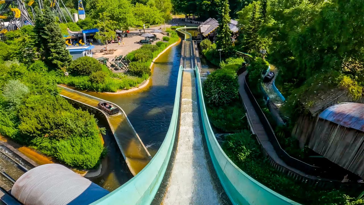 Crazy River on-ride 4K 60fps POV Walibi Holland (2023)