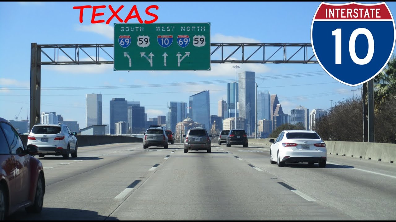 Interstate 10 - Texas westbound [FULL LENGTH VIDEO]