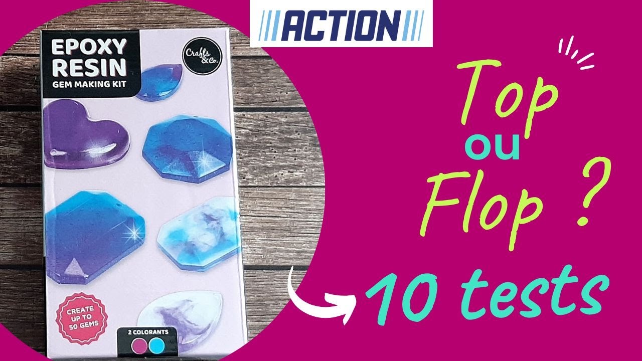 Test nouveauté Action : Epoxy resin Action, top ou flop (crafts&co) ? 10 tests pour le savoir