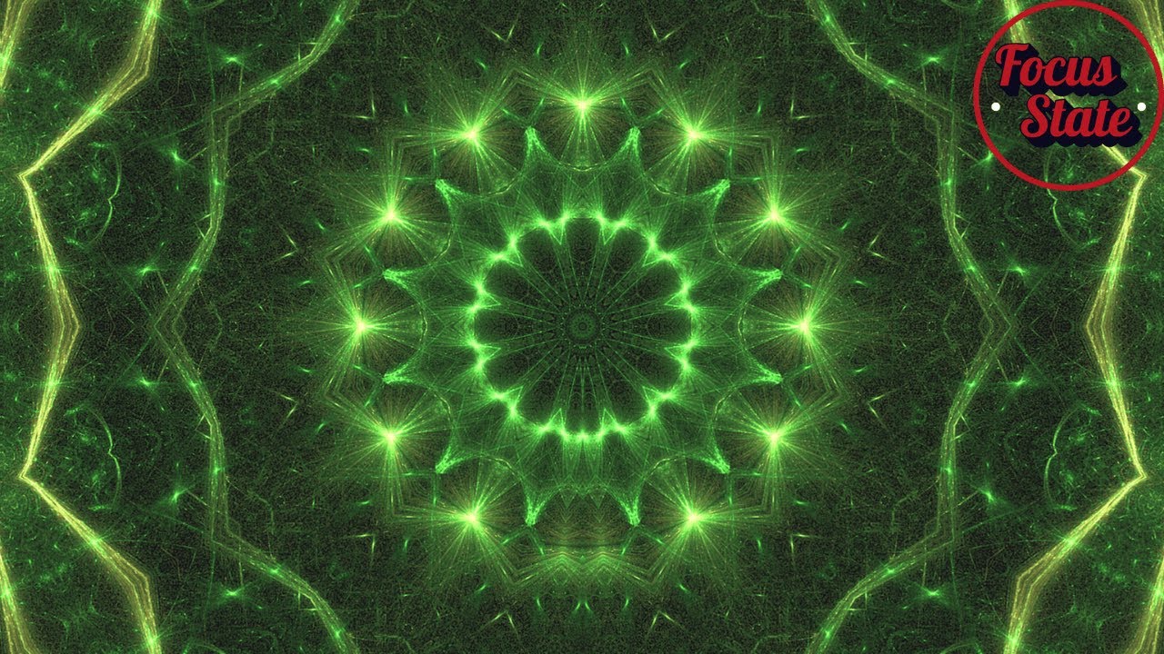 The Magic of Colors Kaleidoscope: Colorful, Psychedelic Fractal with Ambient Music (3 Hours)