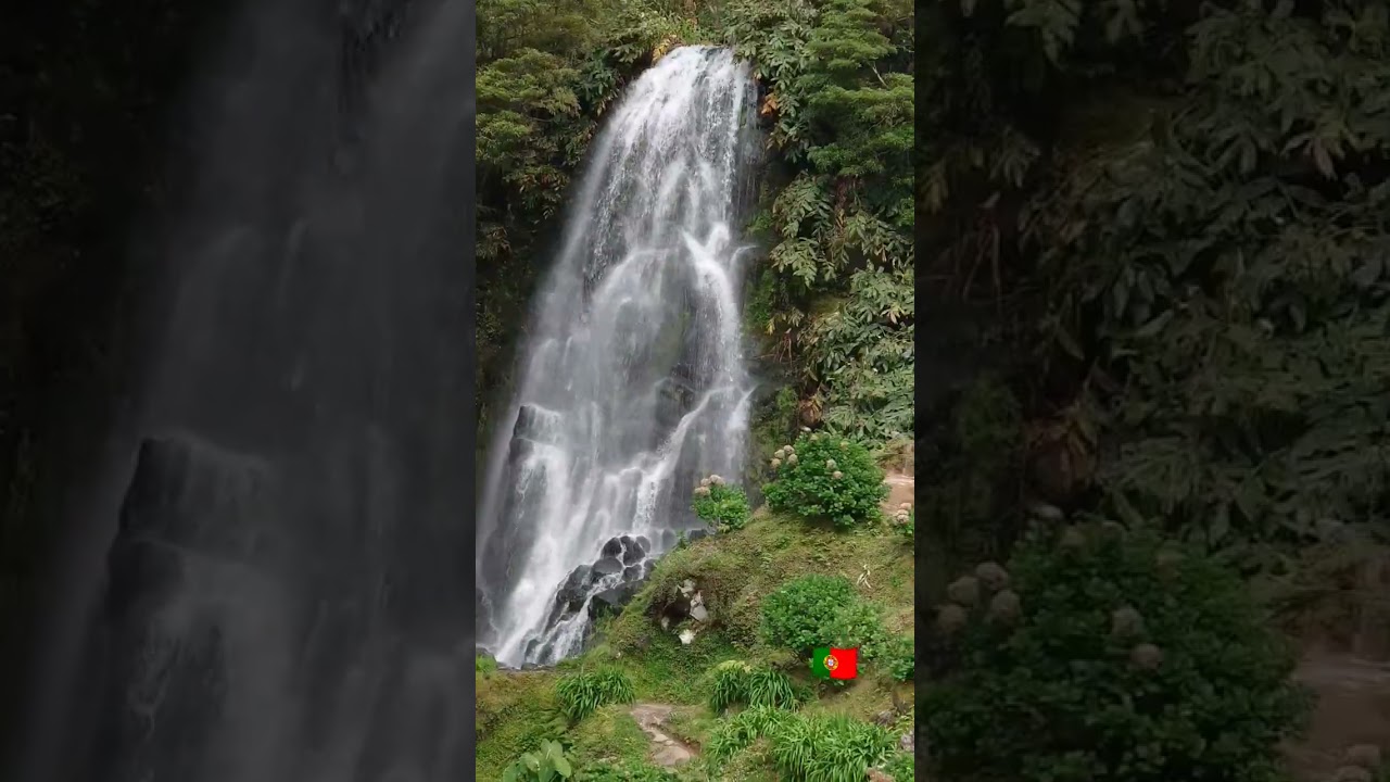 Azory, w Parku Ribeira dos Caldeir&otilde;es🇵🇹 #waterfall #azores #portugal #nature #azory #saomiguel