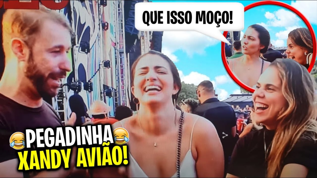 PEGADINHA XANDY AVIÃO NO ANHEMBI- entrevista manipulada no VIIIXI FORRÓ E PISEIRO-PEGADINHAS -HUMOR.