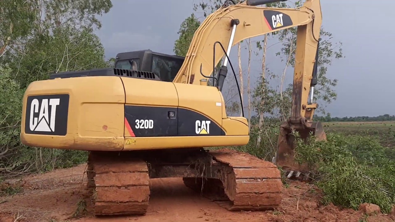 จัดหนักจัดเต็ม CAT320D งานเคลียริ่งต้นไม้ สายแข็งลพบุรี บุกบุรีรัมย์ แรงได้ใจ excavator EP.6939