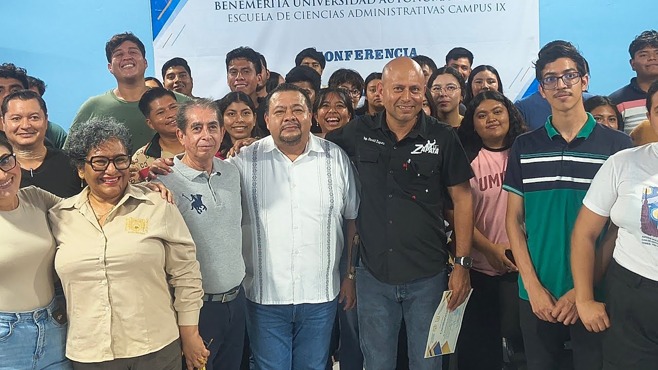 Conferencia con los jóvenes universitarios de la UNACH