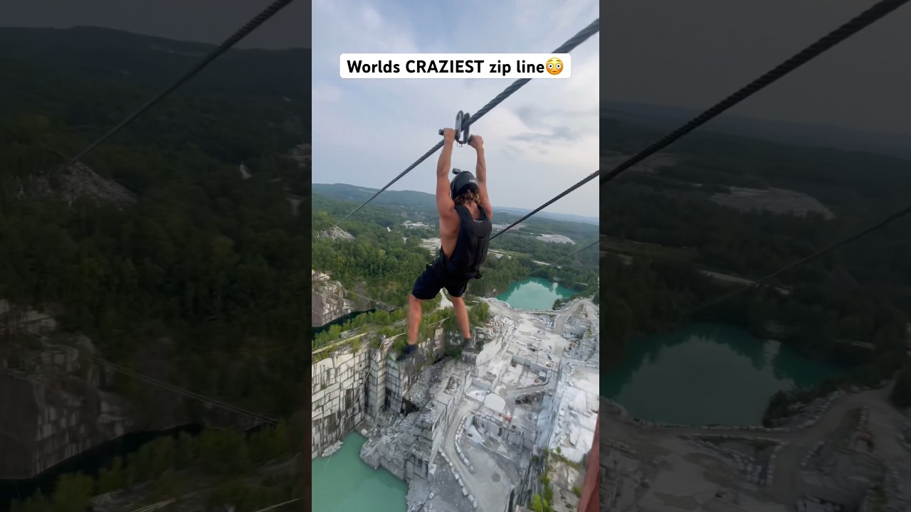 WORLDS CRAZIEST ZIPLINE😳