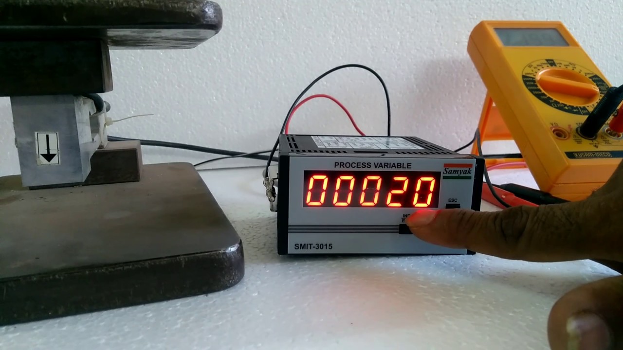 Weight Indicator SMIT 3015 Output calibration (4-20 mA)
