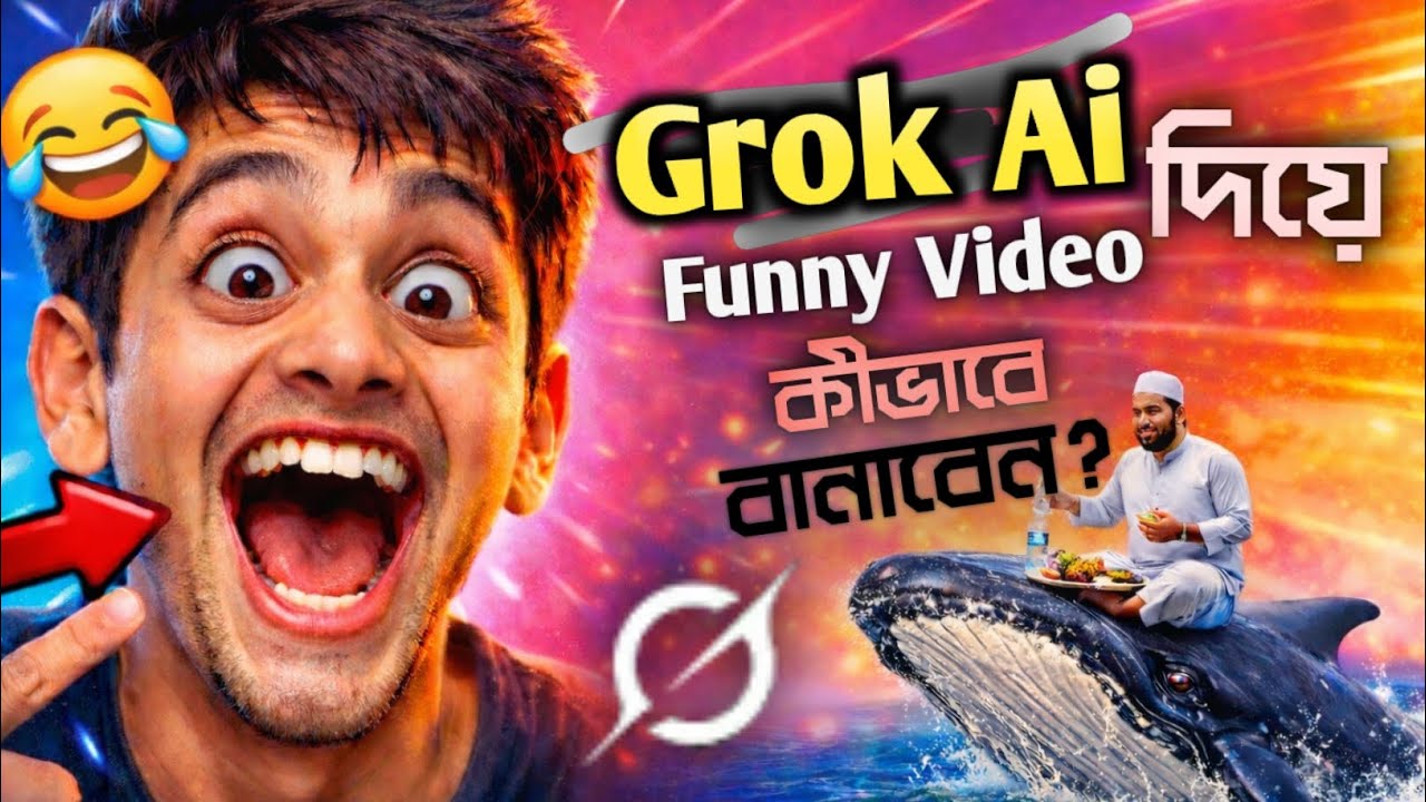 Grok ai দিয়ে funny video তৈরি | কিভাবে Grok Ai দিয়ে বিডিও তৈরি করব  | How to make video on grok Ai