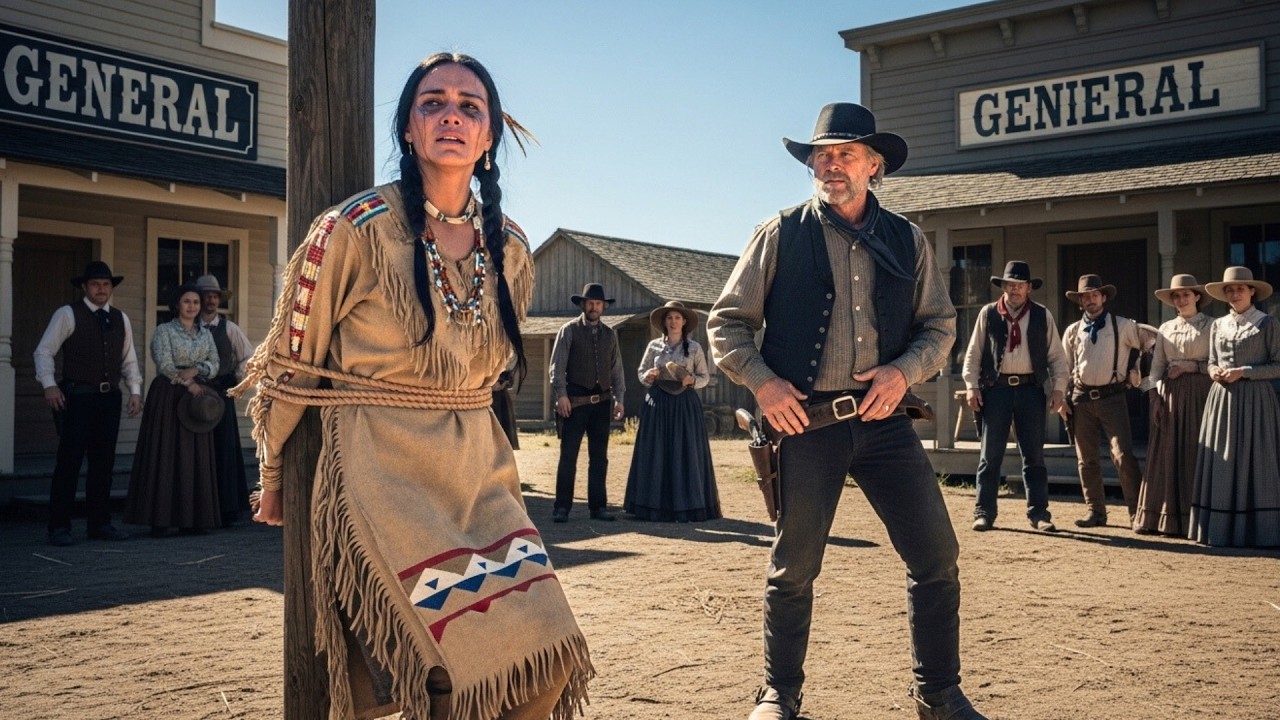 Quand la ville humilia l’apache women, un cowboy se leva sans peur