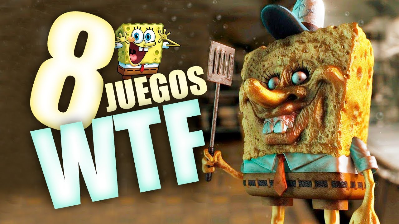 Los 8 JUEGOS MÁS WTF de BOB ESPONJA!