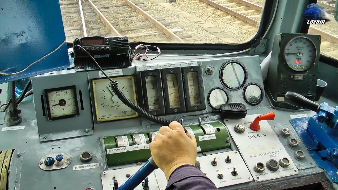 Post de Conducere Locomotiva 060-DA/LDE2100 Dieselok Dashboard/Instrumententafel
