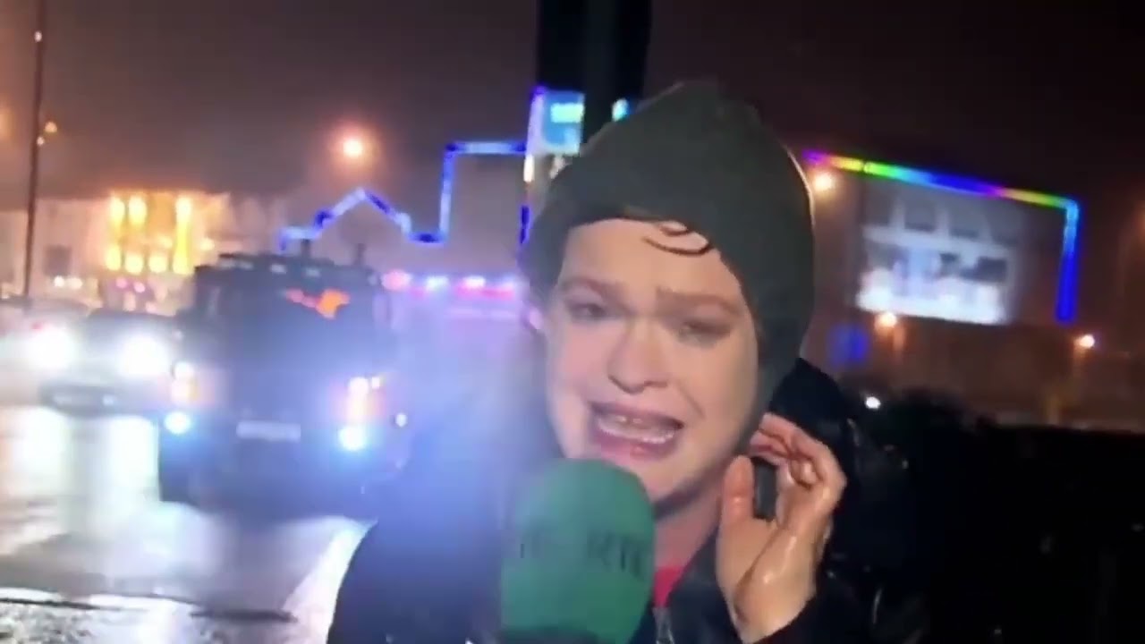 Irish Weather reporter meme (In nomine patris et filii et spiritus sancti) (REUPLOAD)