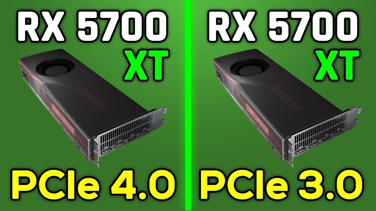 RX 5700 XT - 3700X PCIe 4.0 vs PCIe 3 0 - X570 VS X470 ( 4K )