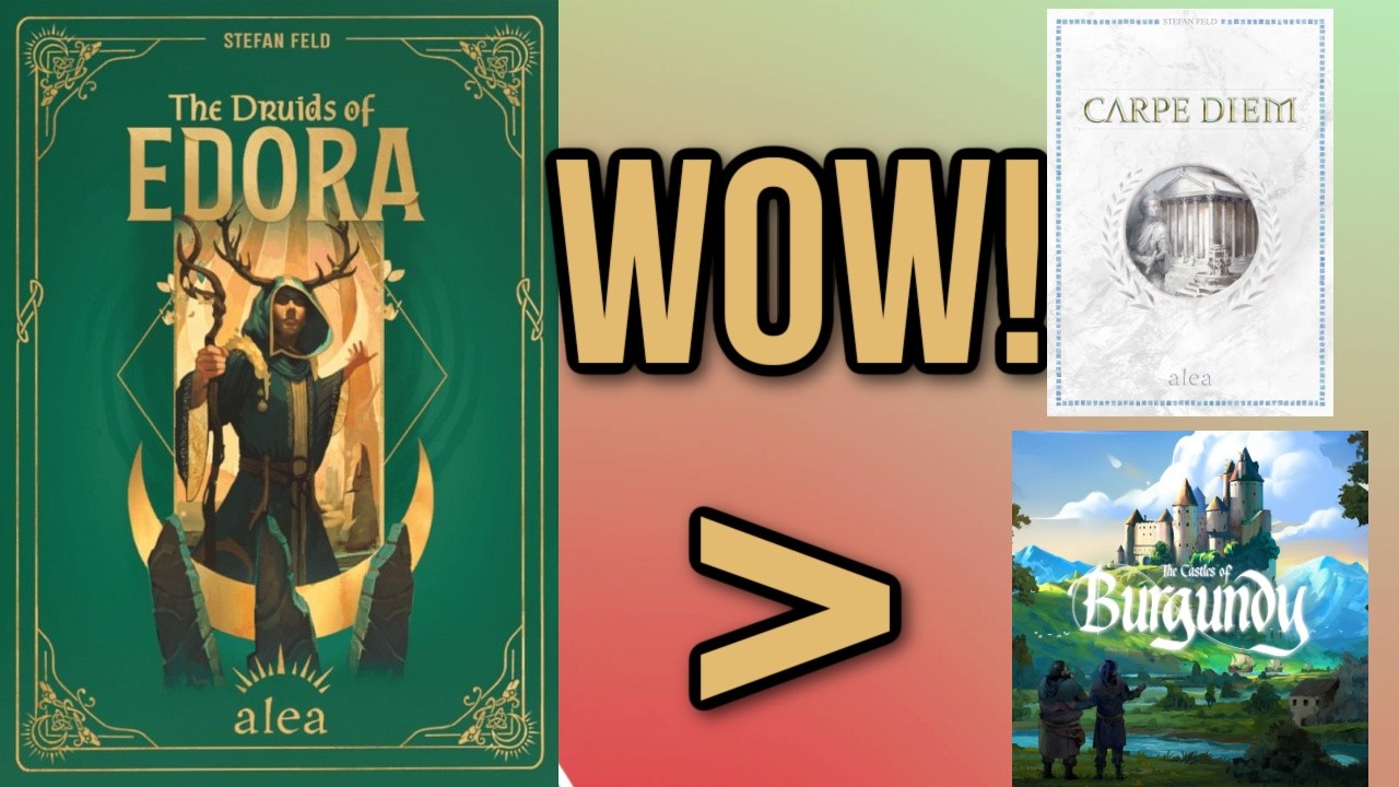 The Druids of Edora - Stefan Feld Design That Has Teeth!