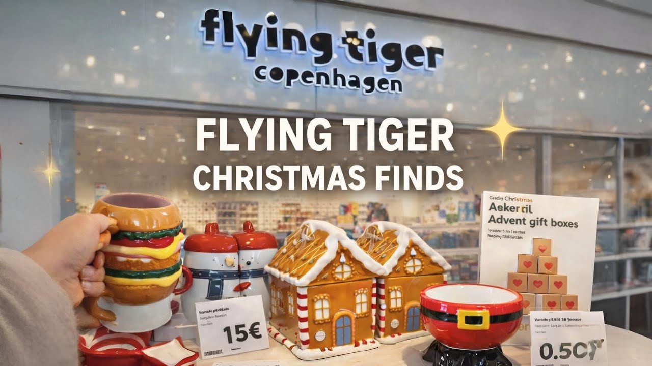  Flying Tiger Copenhagen | Christmas Collection Tour | Cute Holiday Finds 🎄✨